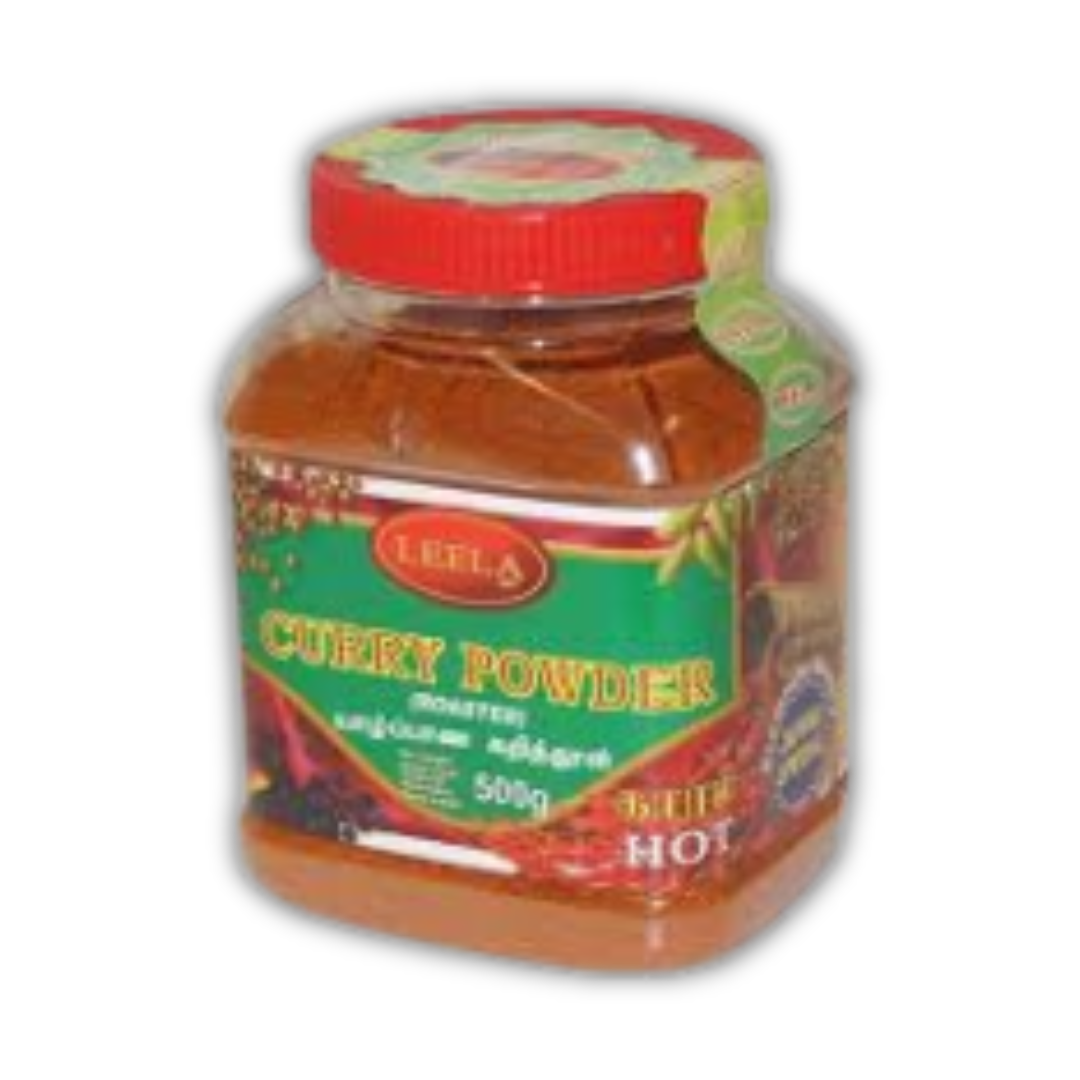 LEELA CURRY POWDER HOT 500G