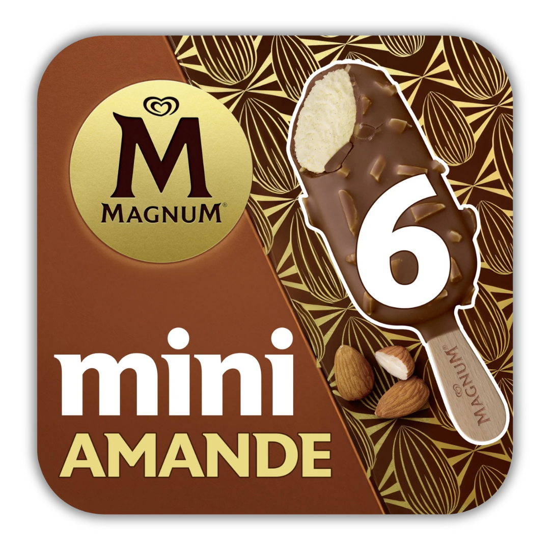266G MAGNUM MINI AMANDE X6