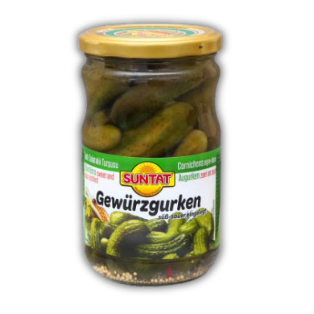 SUNTAT CORNICHONS AIGRE DOUX 660G