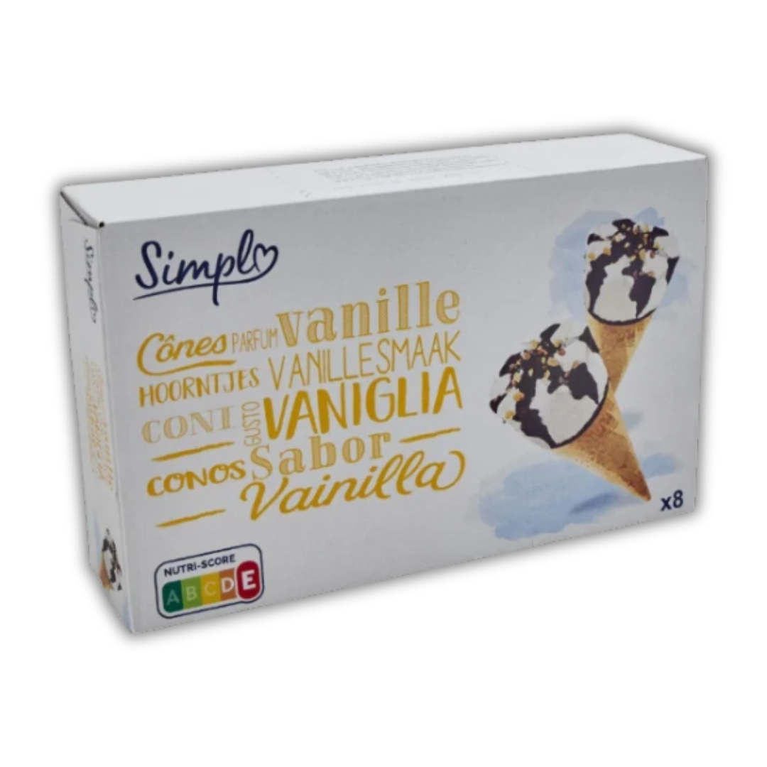 550G 8 CONE VANILLE SIMPL