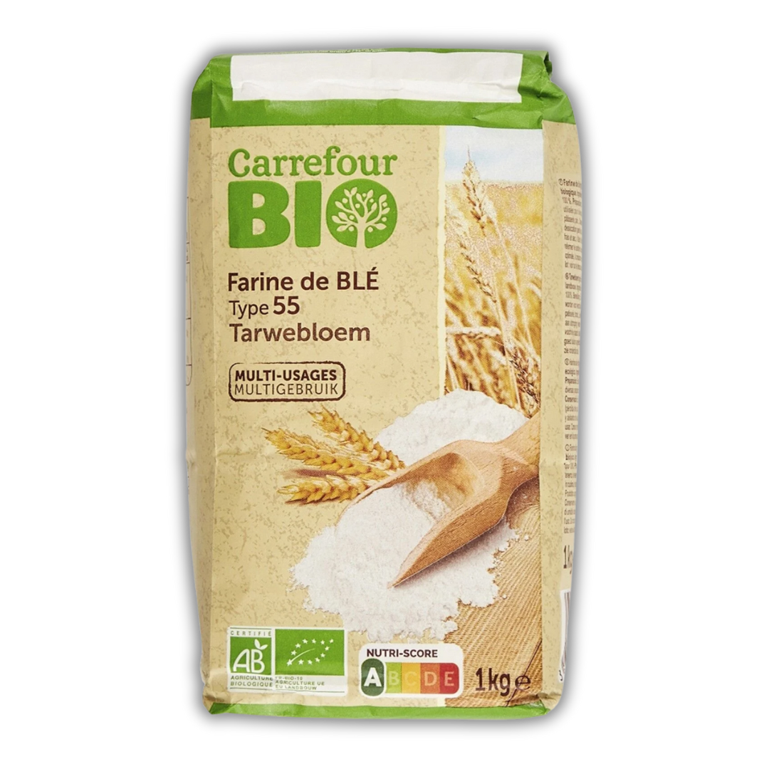 1KG FARINE DE BLE T55 CRF BIO