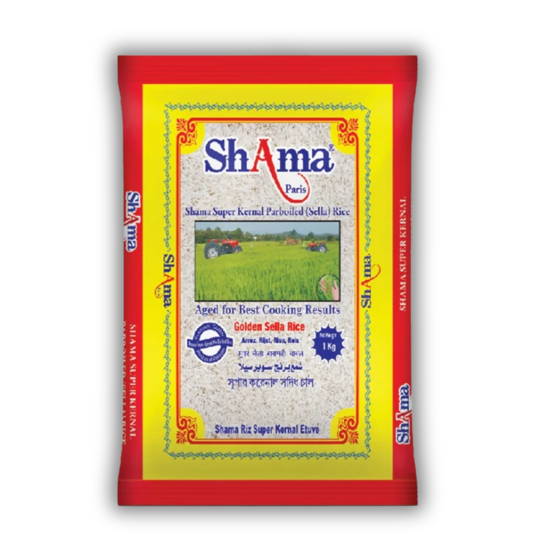 GOLDEN SELLA RIZ 1KG SHAMA