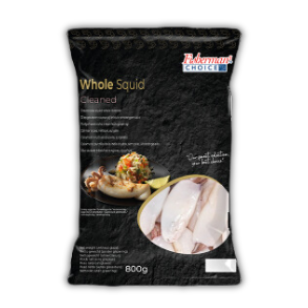 CALAMAR W/C IQF 10-20 1KG FISHERMAN S CHOICE
