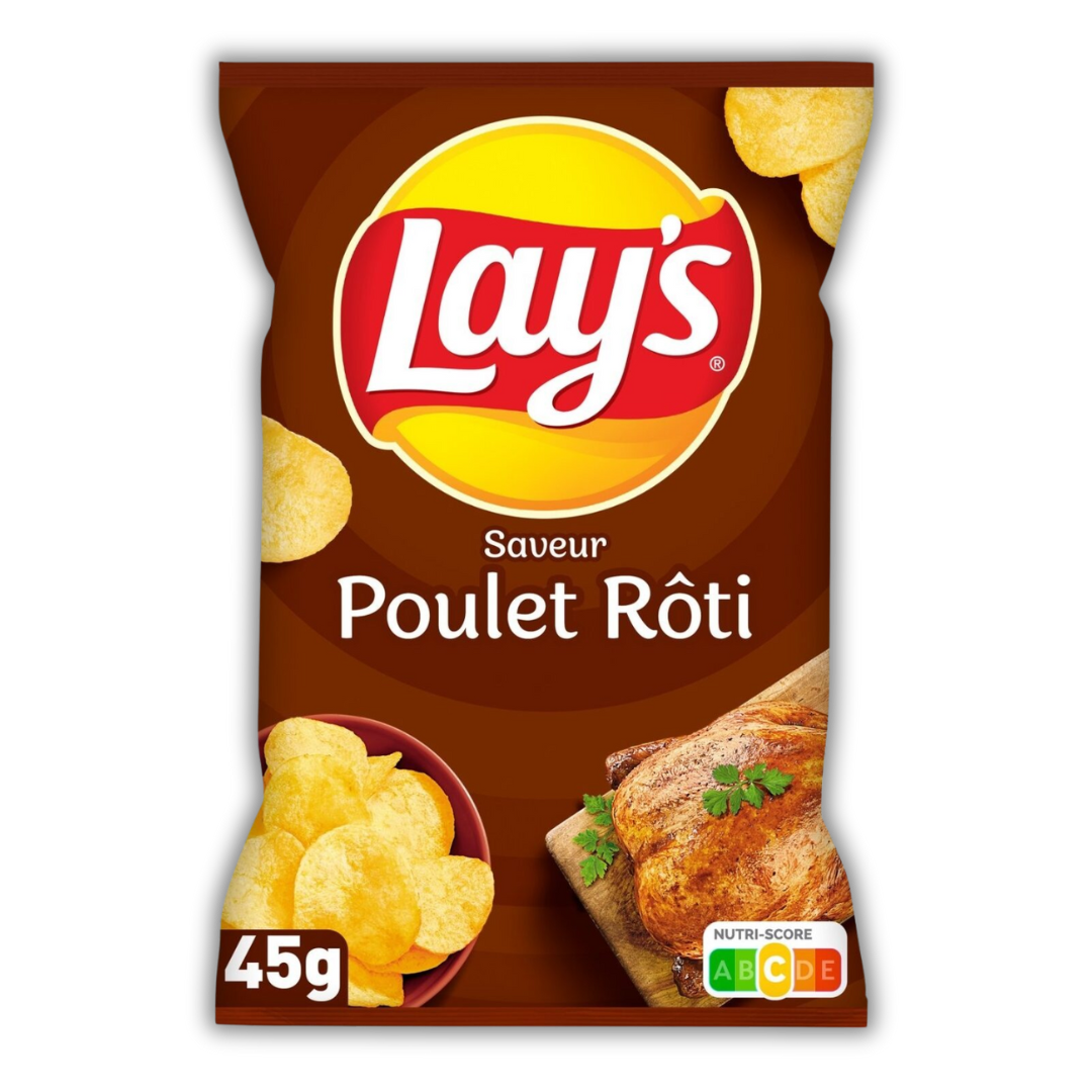 45G CHIPS POULET THYM LAYS